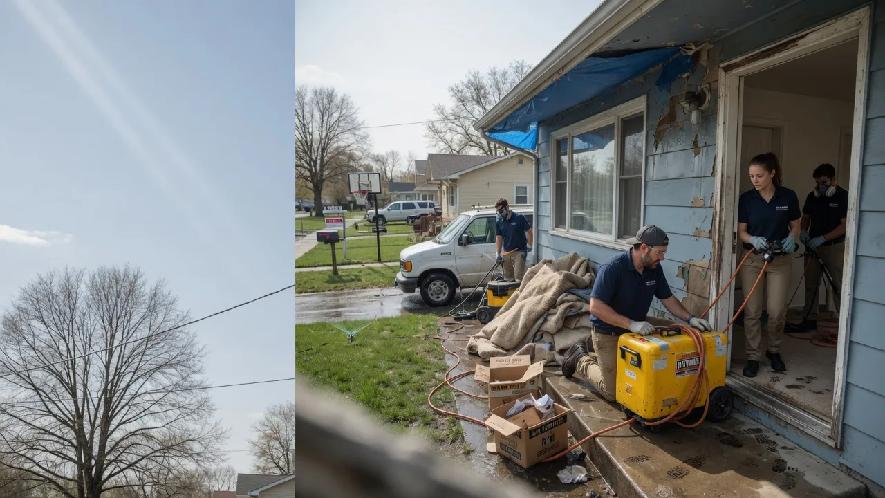 Basement Flood Cleanup in Burlington, IA near me